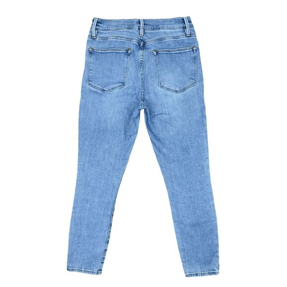 FRAME Le High Skinny Crop Jeans - Size 26 - Tide Pool - $198 Retail - Picture 3 of 6